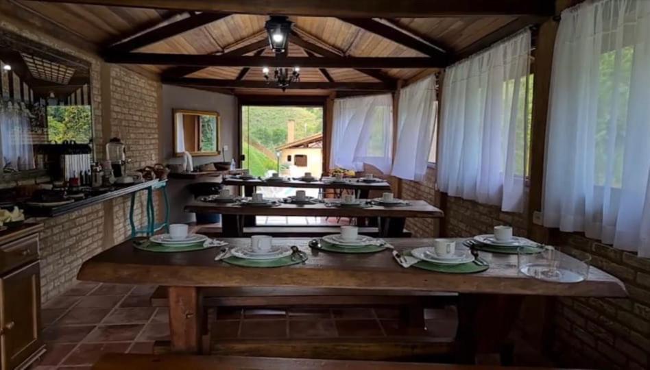 Pousada Estancia Shangri-La Cunha Bagian luar foto